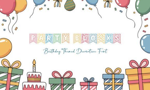 Party Blocks Font: Fonts Free Download Party Blocks Font - Featured Image