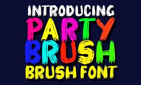 Party Brush Font - Featured Image