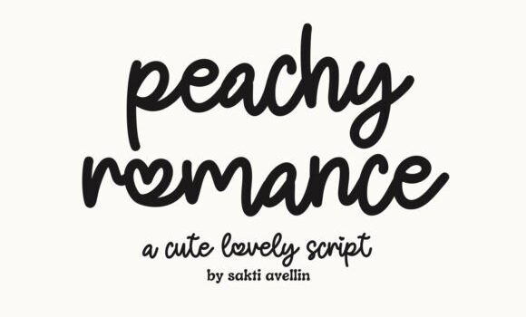 Peachy Romance Font: Fonts Free Download Peachy Romance Font - Featured Image