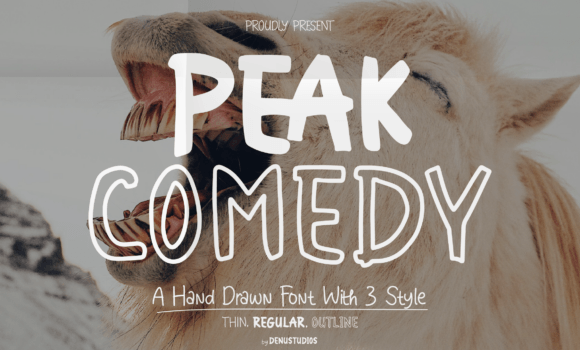 Peak Comedy Font: Fonts Free Download Peak Comedy Font - Featured Image