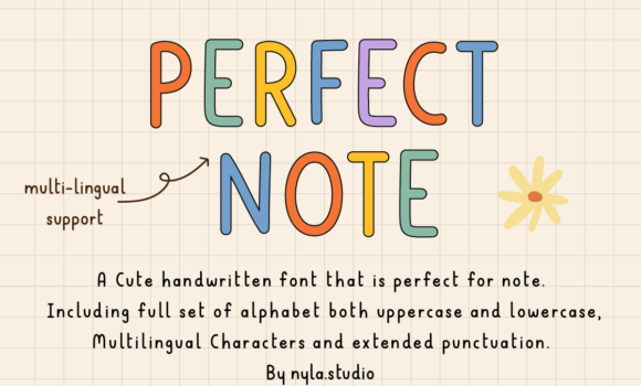 Perfect Notes Font: Fonts Free Download Perfect Notes Font - Featured Image