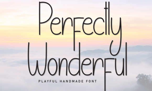 Perfectly Wonderful Font - Featured Image