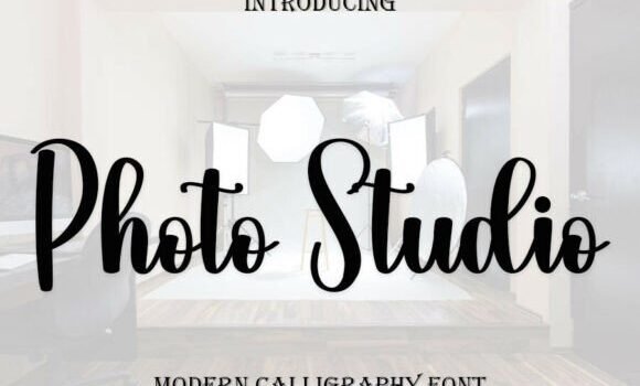 Photo Studio Font: Fonts Free Download Photo Studio Font - Featured Image