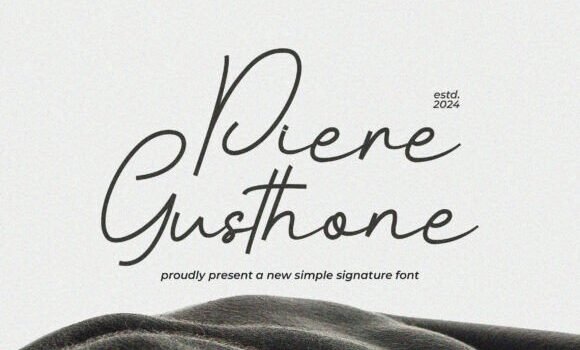 Piere Gusthone Font: Fonts Free Download Piere Gusthone Font - Featured Image