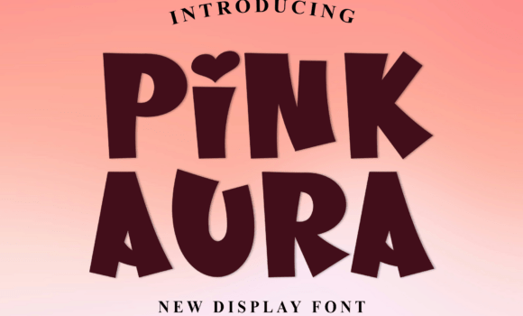 Pink Aura Font: Fonts Free Download Pink Aura Font - Featured Image