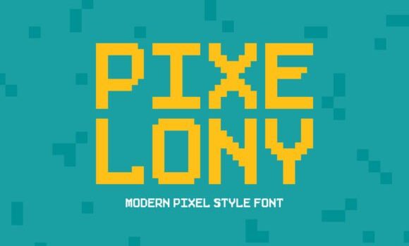 Pixelony Font: Fonts Free Download Pixelony Font - Featured Image