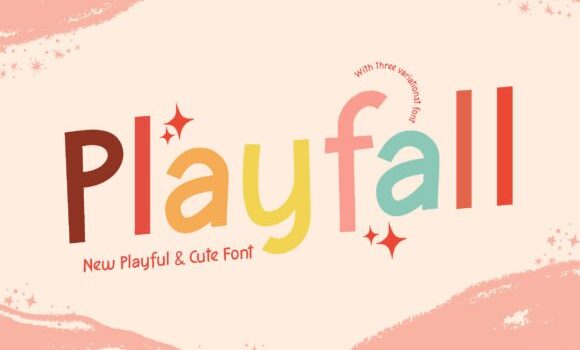 Playfall Font - Featured Image