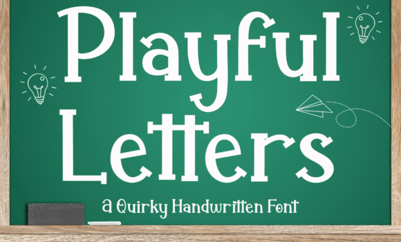 Playful Letters Font: Fonts Free Download