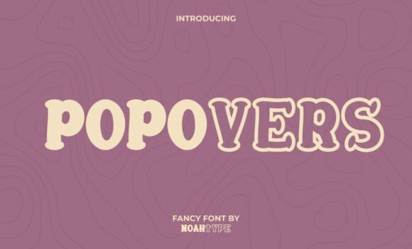 Popovers Font: Fonts Free Download Popovers Font - Featured Image