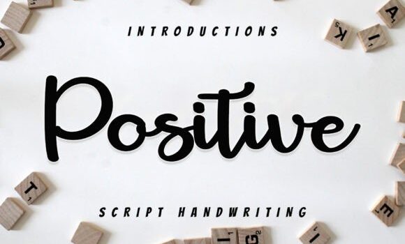 Positive Font: Fonts Free Download Positive Font - Featured Image