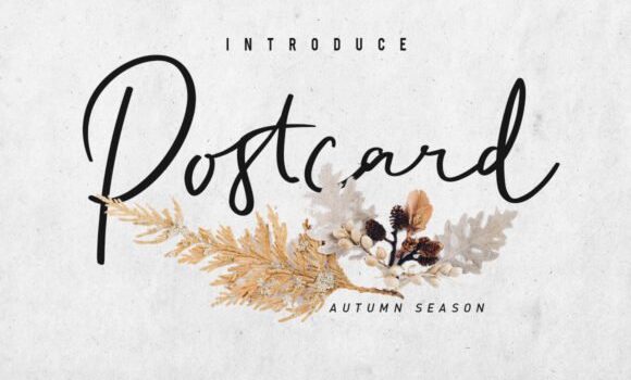 Postcart Script Font: Fonts Free Download Postcart Script Font - Featured Image