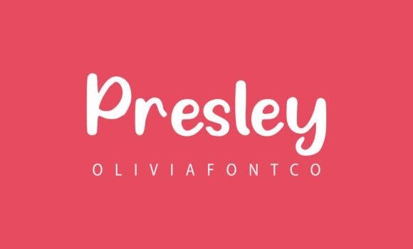 Presley Font: Fonts Free Download Presley Font - Featured Image