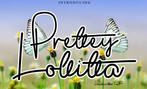 Pretty Lollitta Font - Featured Image