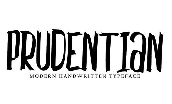 Prudentian Font: Fonts Free Download Prudentian Font - Featured Image