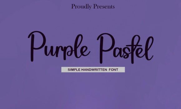 Purple Pastel Font: Fonts Free Download Purple Pastel Font - Featured Image
