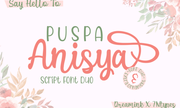 Puspa Anisya Font: Fonts Free Download Puspa Anisya Font - Featured Image