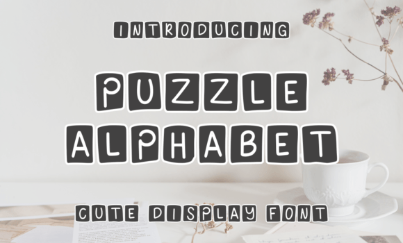Puzzle Alphabet Font: Fonts Free Download Puzzle Alphabet Font - Featured Image