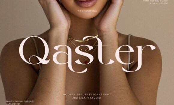 Qaster Font: Fonts Free Download Qaster Font - Featured Image