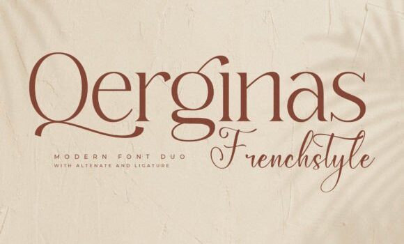 Qerginas Frenchstyle Font: Fonts Free Download Qerginas Frenchstyle Font - Featured Image