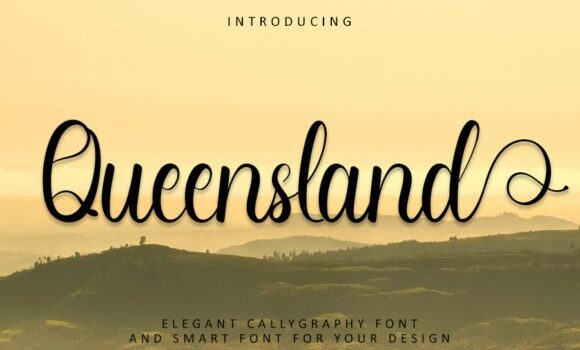 Queensland Font: Fonts Free Download Queensland Font - Featured Image