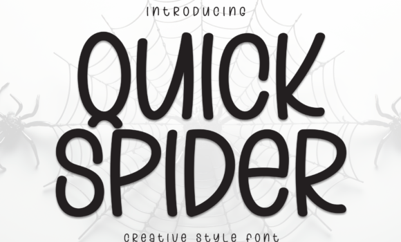 Quick Spider Font: Fonts Free Download Quick Spider Font - Featured Image
