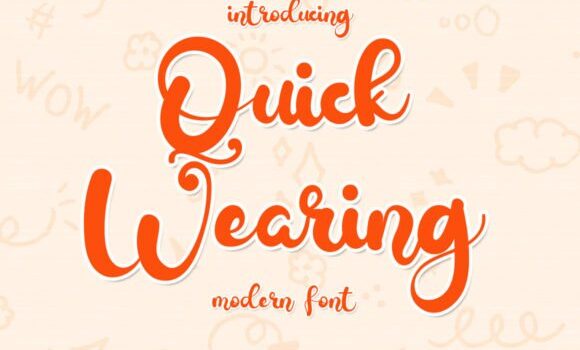Quick Wearing Font: Fonts Free Download Quick Wearing Font - Featured Image