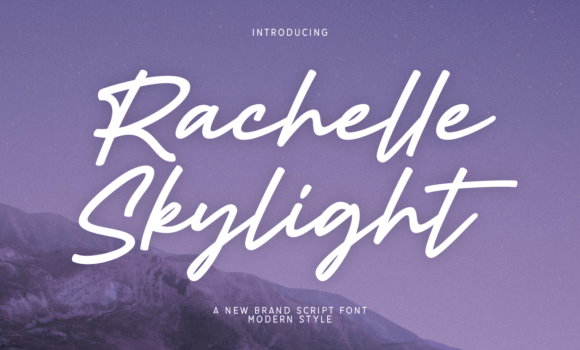 Rachelle Skylight Font: Fonts Free Download Rachelle Skylight Font - Featured Image
