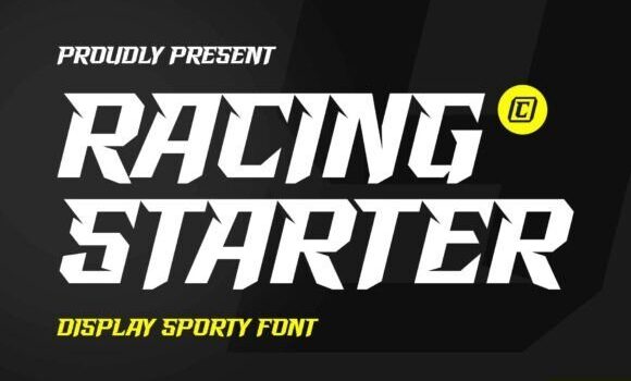 Racing Starter Font: Fonts Free Download Racing Starter Font - Featured Image