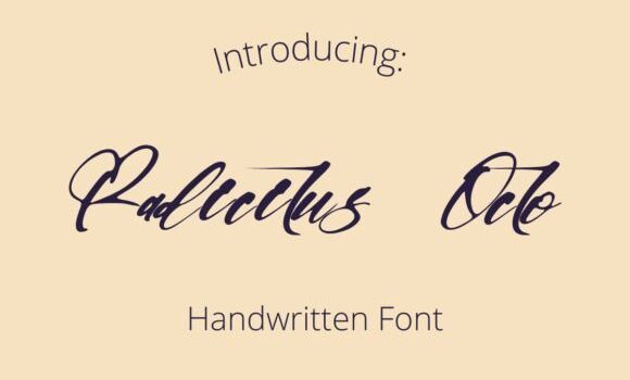 Radicitus Octo Font - Featured Image