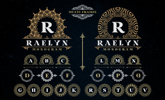 Raelyn Monogram Font: Fonts Free Download Raelyn Monogram Font - Featured Image