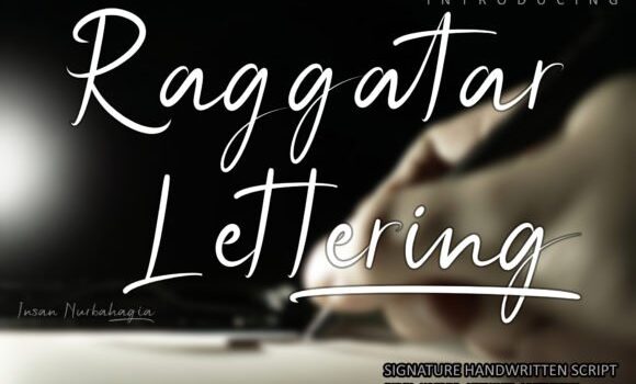 Raggatar Lettering Font: Fonts Free Download Raggatar Lettering Font - Featured Image