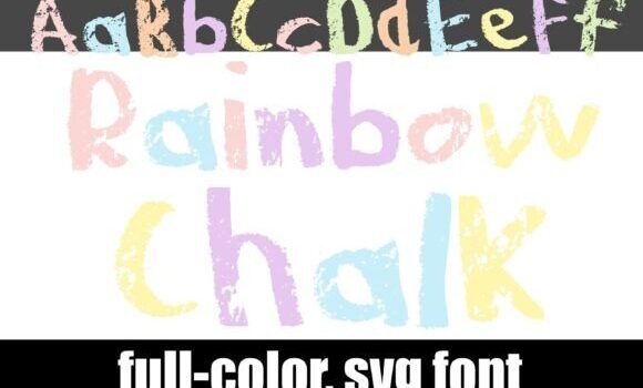 Rainbow Chalk Font: Fonts Free Download Rainbow Chalk Font - Featured Image