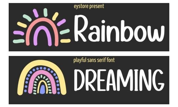 Rainbow Dreaming Font: Fonts Free Download Rainbow Dreaming Font - Featured Image