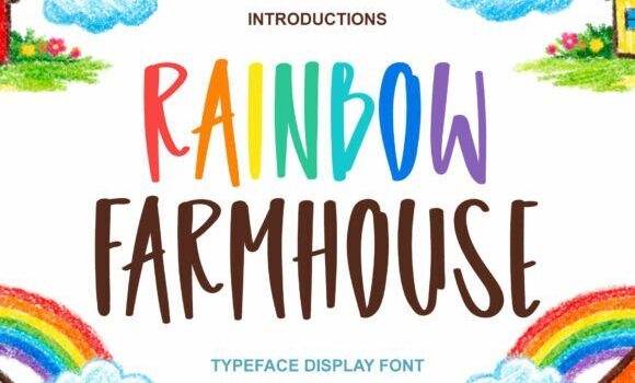 Rainbow Farmhouse Font: Fonts Free Download Rainbow Farmhouse Font - Featured Image