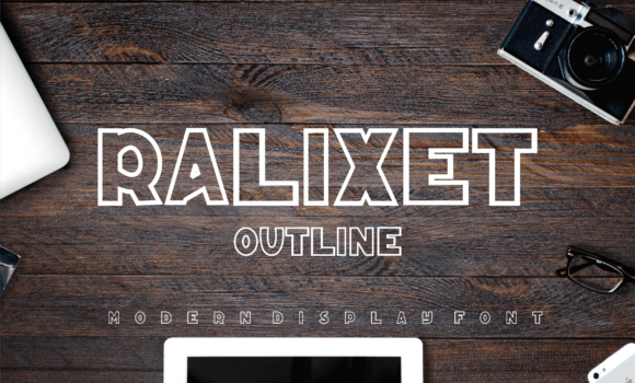 Ralixet Outline Font: Fonts Free Download Ralixet Outline Font - Featured Image