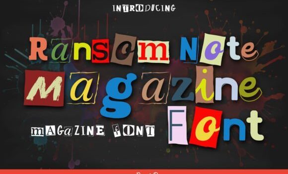 Ransom Note Magazine Font: Fonts Free Download Ransom Note Magazine Font - Featured Image