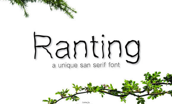 Ranting Font: Fonts Free Download Ranting Font - Featured Image