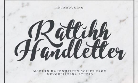 Rattihh Script Font: Fonts Free Download Rattihh Script Font - Featured Image