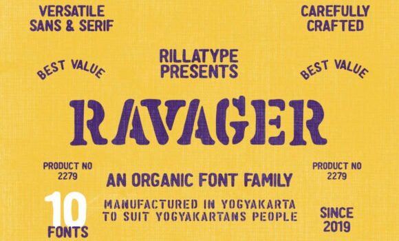 Ravager Font: Fonts Free Download Ravager Font - Featured Image