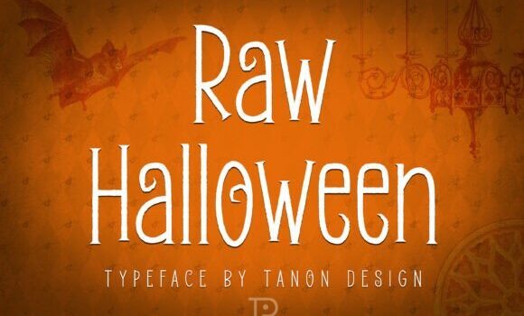 Raw Halloween Font - Featured Image