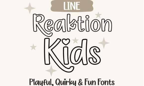 Reaktion Kids Line Font: Fonts Free Download Reaktion Kids Line Font - Featured Image