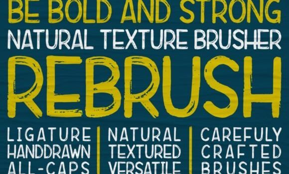 Rebrush Font - Featured Image