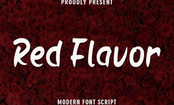 Red Flavor Font: Fonts Free Download Red Flavor Font - Featured Image