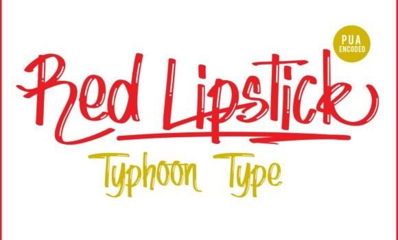 Red Lipstick Font: Fonts Free Download Red Lipstick Font - Featured Image