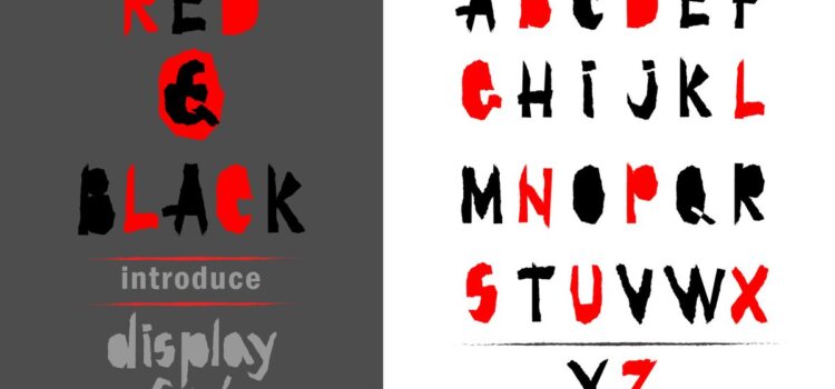 Red and Black Font: Fonts Free Download Red and Black Font - Featured Image