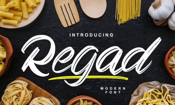 Regad Font: Fonts Free Download Regad Font - Featured Image