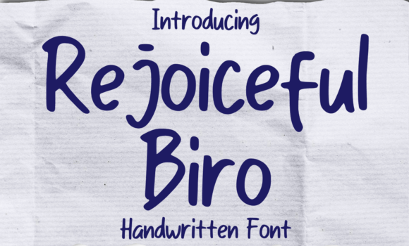 Rejoiceful Biro Font: Fonts Free Download Rejoiceful Biro Font - Featured Image