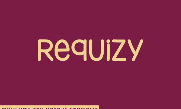 Requizy Font: Fonts Free Download Requizy Font - Featured Image