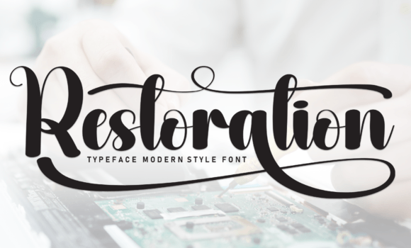 Restoration Font: Fonts Free Download Restoration Font - Featured Image