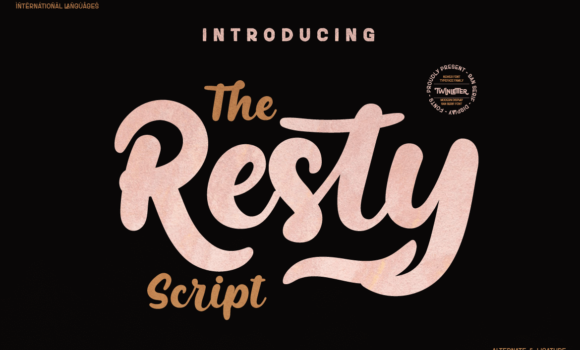 Resty Font: Fonts Free Download Resty Font - Featured Image
